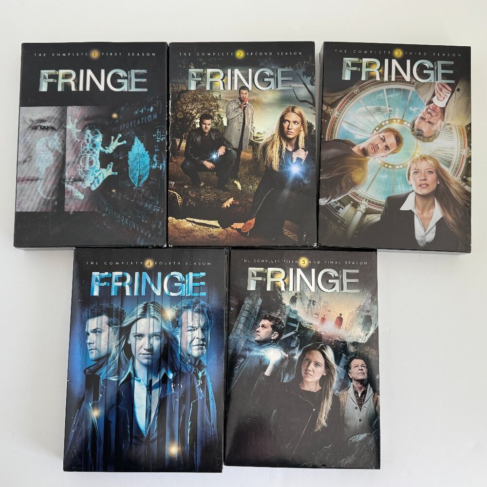 FRINGE Series DVD Complete Set of 5 (Seasons 1, 2, 3, 4, and 5) Warner Bros
